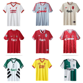 Liverpool [Vintage] เสื้อยืดแขนสั้น ลายทีมชาติฟุตบอล Liverpool คุณภาพสูง ไซซ์ S-2XL