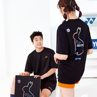 Yonex เสื้อกีฬาแบดมินตัน แขนสั้น สําหรับผู้ชาย และผู้หญิง