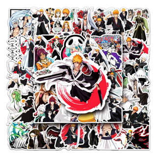 สติกเกอร์ ลายตลก Bleach DIY กันน้ํา แบบสร้างสรรค์ สําหรับติดตกแต่งรถยนต์ จํานวน 50 ชิ้น