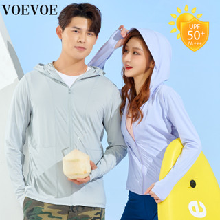 [UPF50+] Voevoe เสื้อแจ็กเก็ตกันแดด มีฮู้ด น้ําหนักเบา ยืดหยุ่น คุณภาพสูง สําหรับคู่รัก