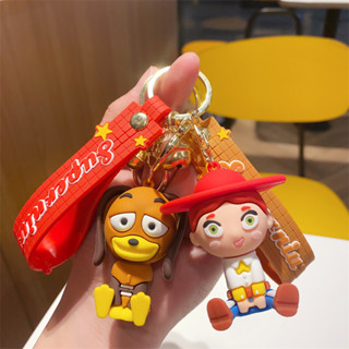 พวงกุญแจ จี้ซิลิโคน รูปการ์ตูน Toy Story ขนาดเล็ก สําหรับห้อยรถยนต์