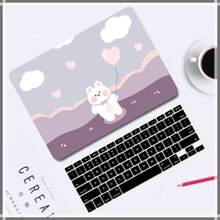 ⭐Bear⭐For Macbook case new M2 Air13 Pro14：A2442 m1 Air13.3 A2179 A2237 Pro 13 15 inch 2019 A2159 Air 13.3 12 A1708 A1989 A1706 Cover Pro M1 A2251 A2289 A2238 Cartoon Case