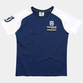 Husqvarna เสื้อกีฬาแขนสั้น แบบแห้งเร็ว สําหรับขี่จักรยานยนต์ เดินป่า