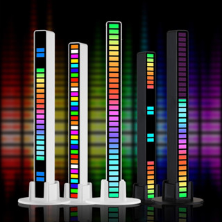 โคมไฟ LED RGB ควบคุมด้วยเสียงเพลง ใช้สาย USB [Hidduck.th]