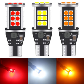 หลอดไฟถอยหลังรถยนต์ LED Canbus W16W T15 พลังงานสูง 3030 24 ชิป ไม่มีข้อผิดพลาด 921 912 W16W 1 ชิ้น