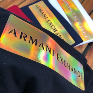 Armanis ใหม่ เสื้อยืด คอกลม ผ้าฝ้าย เรียบง่าย แฟชั่น JJKWA78