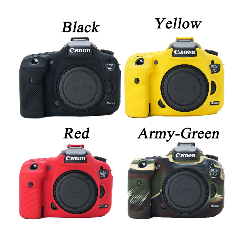 Soft Camera Case Canon 6D 6DII 80D 90D 70D 600D 650D 700D 7D 7D2 7DII เคสซิลิโคนยางฝาครอบ