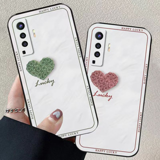 Dmy เคสซิลิโคนนิ่ม ลายหัวใจ กันกระแทก สําหรับ vivo X50 X80 pro X70 X60 X30 X21 Y20 Y12S Y20i Y20A Y20S Y21S Y21 Y35 Y33S Y33T Y51 Y51A Y30 Y30i Y50 Y30S Y76 Y76S Y91 Y93 Y95