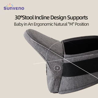 Sunveno กระเป๋าอุ้มเด็กทารก คาดเอว อเนกประสงค์ พับได้ พร้อมกระเป๋าจัดเก็บ ออกแบบตามสรีรศาสตร์ สําหรับบ้าน นอกบ้าน เดินทาง เด็ก 0-36 เดือน