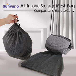 Sunveno กระเป๋าอุ้มเด็กทารก คาดเอว อเนกประสงค์ พับได้ พร้อมกระเป๋าจัดเก็บ ออกแบบตามสรีรศาสตร์ สําหรับบ้าน นอกบ้าน เดินทาง เด็ก 0-36 เดือน