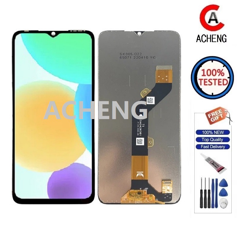 ACHENG สําหรับ Infinix Smart 6 HD X6511 X6512 LCD Touch Screen Digitizer Replacement Part