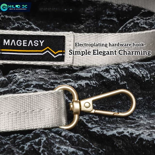 Switcheasy/Mageasy สายคล้องโทรศัพท์มือถือ ไนล่อน ปรับได้ พร้อมสายคล้องข้อมือ และคลิปหนีบโทรศัพท์ สําหรับสมาร์ทโฟนทุกรุ่น iphone