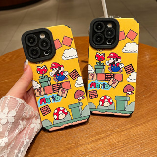 เคสโทรศัพท์มือถือ ลายเกมมาริโอ้น่ารัก สําหรับ iphone 14 Pro Max i14 plus 13 Pro Max i13 13pro 11 Pro Max i11 X XR Xs Max 7 plus 8 plus 12Pro 12 Pro Max