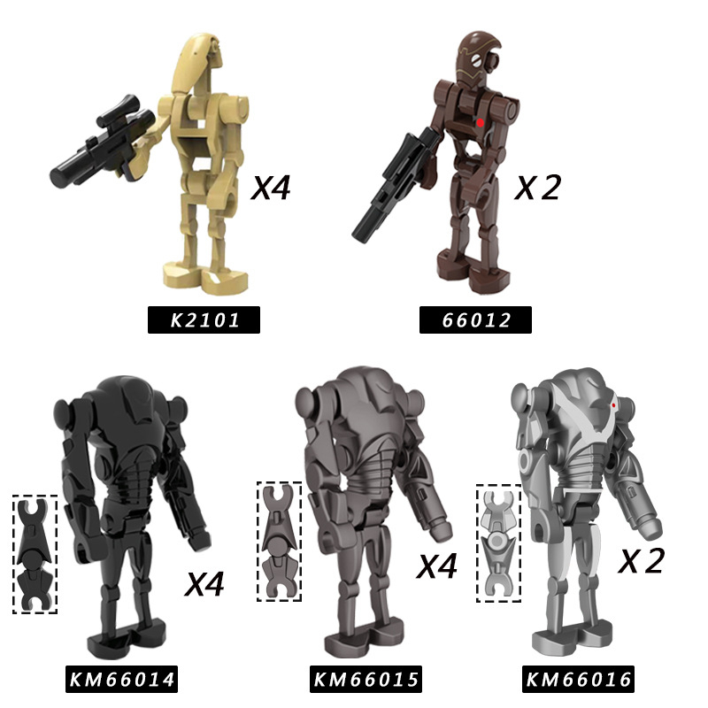 ของเล่นบล็อกตัวต่อ รูป Battle Droid สําหรับเด็ก