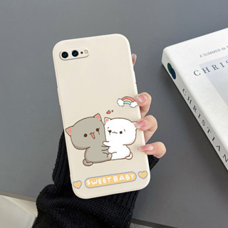 เคสโทรศัพท์มือถือ Tpu ขอบตรง ลายแมวน่ารัก สําหรับ iPhone 14 pro iPhone 14 pro max iPhone 12 mini iPhone se2020 iPhone se2022