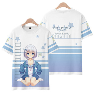 เสื้อยืด ลายการ์ตูนอนิเมะ DATE A LIVE สําหรับเด็ก และผู้ใหญ่