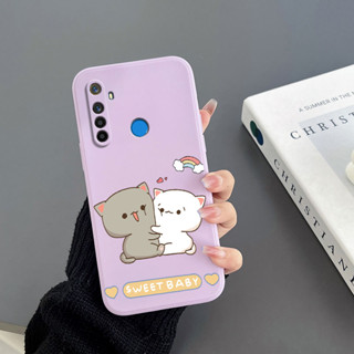 เคสโทรศัพท์มือถือ Tpu ขอบตรง ลายแมวน่ารัก สําหรับ realme GT realme GT neo2 realme GT neo3 realme GT Master realme XT realme 7 5G