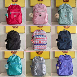 Kipling k13864 กระเป๋าเป้สะพายหลัง กระเป๋านักเรียน กระเป๋าเดินทาง 9 สี