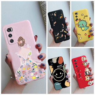 เคสมือถือ TPU แบบนิ่ม ลายการ์ตูนเด็กผู้หญิงน่ารัก สําหรับ Vivo V20 SE V2022 V2023 Vivo V20SE