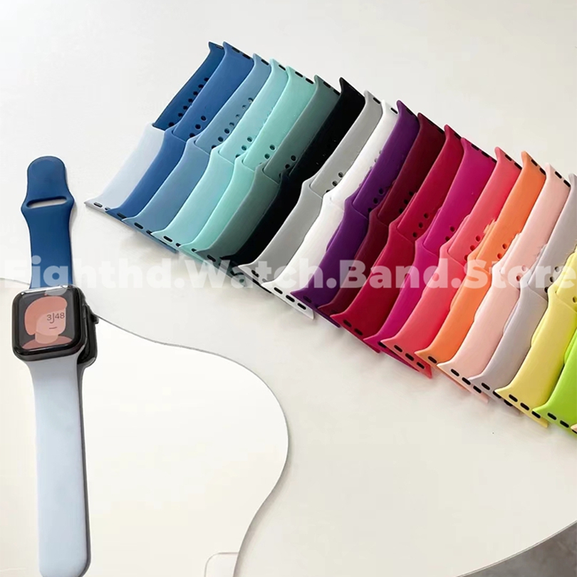 สายนาฬิกาข้อมืออัจฉริยะ หลากสี สําหรับ Smart Watches Ultra 2 Ultra Series 9 8 7 6 SE 5 4 3 2 1 ขนาด 49 มม. 41 มม. 45 มม. 44 มม. 42 มม. 40 มม. 38 มม.