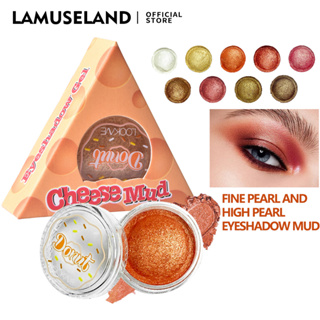 Lamuseland พาเลทอายแชโดว์ ชิมเมอร์ เนื้อมุก ไฮไลท์ เครื่องสําอาง