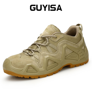 Guyisa รองเท้าเซฟตี้ รองเท้าเชื่อม ป้องกันน้ําร้อนลวก ป้องกันการแทง สีกากี 38-44