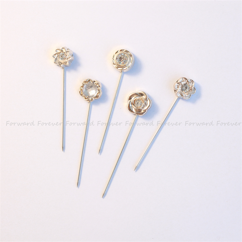 20 ชิ้น/ม้วนเข็มยาวมุสลิมความปลอดภัย pin Jarum Peniti Kerongsang
