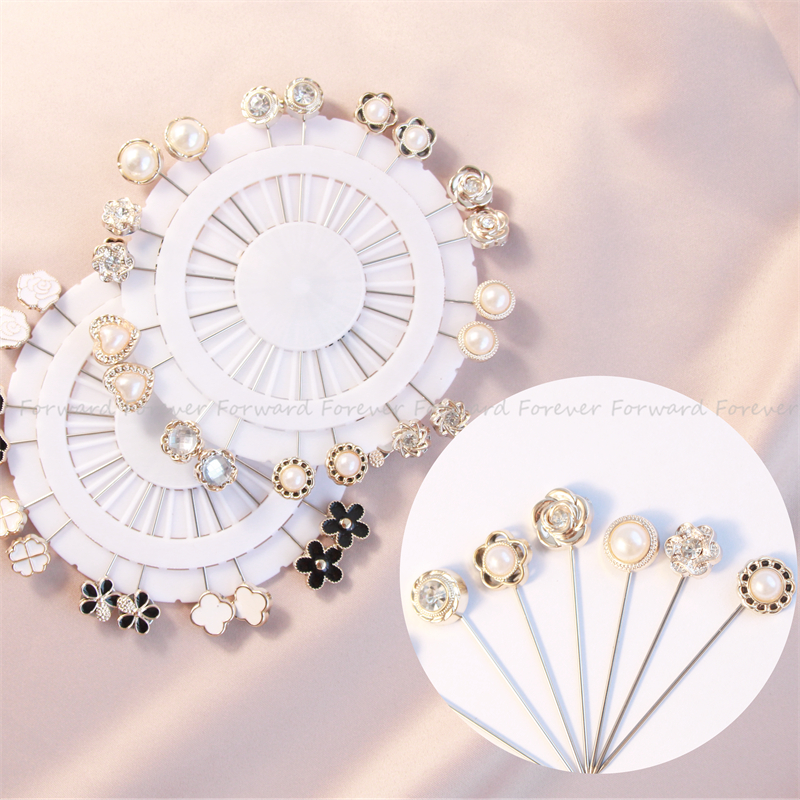20 ชิ้น/ม้วนเข็มยาวมุสลิมความปลอดภัย pin Jarum Peniti Kerongsang
