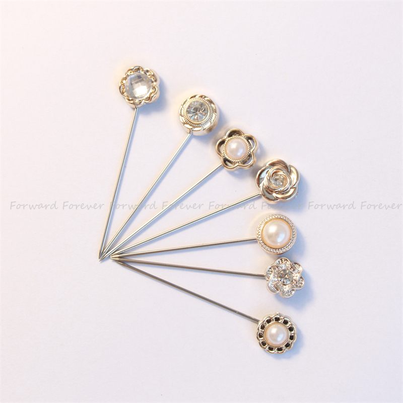 20 ชิ้น/ม้วนเข็มยาวมุสลิมความปลอดภัย pin Jarum Peniti Kerongsang