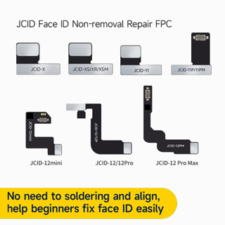 Jc สายเคเบิลเมทริกซ์ ลายจุด สําหรับ iPhone X-12PM V1SE V1S V1SPRO JCID Face ID Flex ไม่ต้องบัดกรี