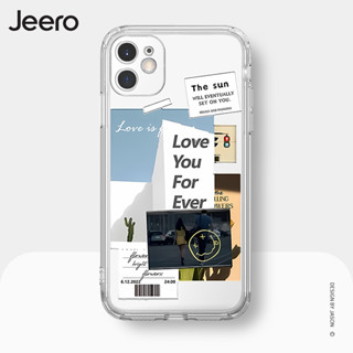 Jeero เคสไอโฟน เคสซิลิโคนนุ่มกันกระแทกใสน่ารักตลก เคสโทรศัพท์ Compatible for iPhone 14 13 12 11 Pro Max SE 2020 X XR XS 8 7 Plus พลัส HFE2273