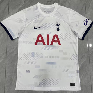 เสื้อกีฬาแขนสั้น ลายทีมชาติฟุตบอล Tottenham Hotspur 2324 ชุดเหย้า คุณภาพสูง ไซซ์ S - 2XL