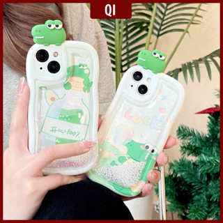 [พร้อมส่ง] เคสโทรศัพท์มือถือ ลายตุ๊กตาจระเข้นําโชค พร้อมกระเป๋าน้ํา สําหรับ IPhone 14Pro Max 13Pro Max 11 12Pro 12 Pro Max