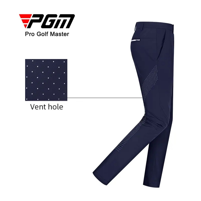 PGM GOLF กางเกงผู้ชาย ยืดหยุ่น ระบายอากาศ โดยการออกแบบรูระบายอากาศ พร้อมผ้ากีฬาที่สะดวกสบาย KUZ153