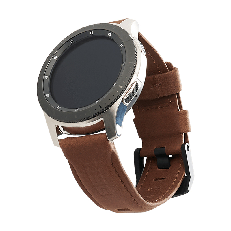 UAG สายนาฬิกาข้อมือหนังวัว ขนาด 22 มม. สําหรับ Samsung Galaxy Watch Pebble MOTO Huawei Garmin