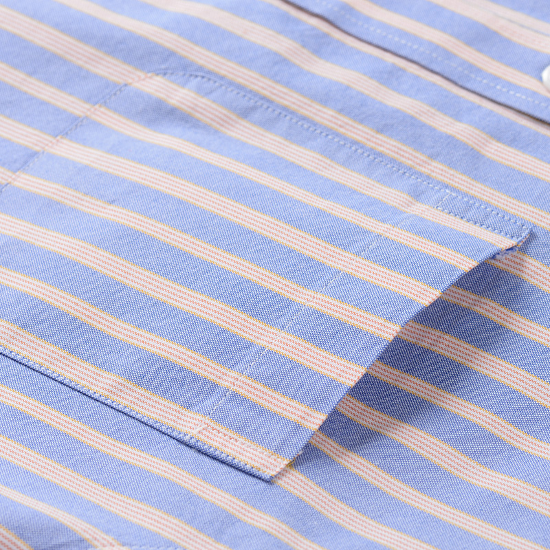 ฤดูร้อนลำลองแขนสั้นลายอ๊อกซฟอร์ด100%ผ้าฝ้ายแท้ขนาดพลัสเสื้อเชิ้ตผู้ชาย - รูปที่ 4