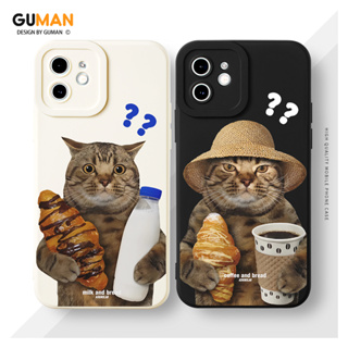 GUMAN เคสคู่ เคสไอโฟน คู่รัก กันกระแทกซิลิโคนนุ่มการ์ตูนน่ารักตลก เคสโทรศัพท์ Compatible for iPhone 15 14 13 12 11 Pro Max SE 2020 X XR XS 8 7 6 6S Plus พลัส XYM1964