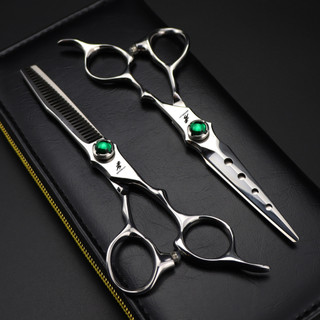 Tesoura De Cabelo Profissional De 6 Polegadas Japão 440C Cabeleireiro Barbeiro