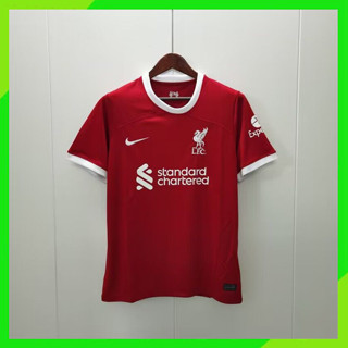 เสื้อกีฬาแขนสั้น ลายทีมชาติฟุตบอล Liverpool Thailand 2023 2024 ชุดเหย้า AAA