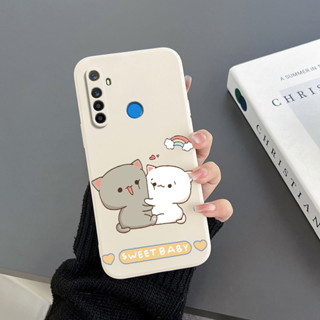 เคสโทรศัพท์มือถือ Tpu ขอบตรง ลายแมวน่ารัก สําหรับ realme 5pro realme 6 realme 6 pro realme 7 4G realme 9 pro plus