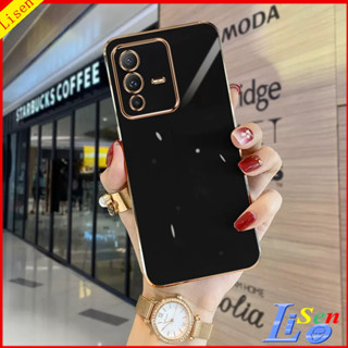 เคส Vivo V23 5G เคส Vivo V27 5G V27E V23E V21 5G เคส Vivo V20 90° เคสโทรศัพท์มือถือ แฟชั่น สําหรับ เคสโทรศัพท์มือถือ ขอบตรง สําหรับ ZBB