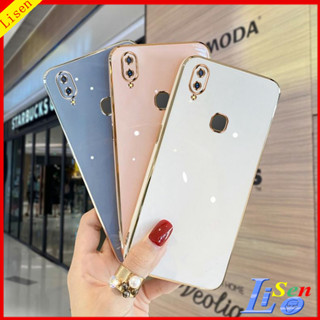 เคส vivo Y91 เคส Vivo V11i เคส Vivo V9 เคส Vivo Y93 เคส Vivo Y95 Y85 V11 V5 V5S Y66 Y67 V7 Plus เคสโทรศัพท์มือถือ ขอบตรง ป้องกันเลนส์กล้อง สําหรับ ZBB