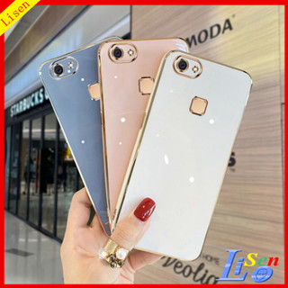 เคส Vivo V7 Plus เคส Vivo V7 V9 Y85 V5 V5S V15 Pro V11i เคสโทรศัพท์มือถือ ขอบตรง ป้องกันเลนส์กล้อง สําหรับ ZBB