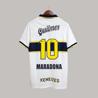 เสื้อกีฬาแขนสั้น ลายทีมชาติฟุตบอล MARADONA 96-97 คุณภาพสูง สไตล์เรโทร