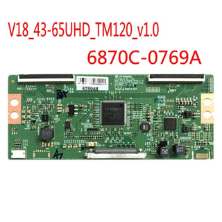 บอร์ดทีวี 6870C-0769A V18_43-65UHD_TM120_v1.0 สําหรับ 55 นิ้ว 65 นิ้ว