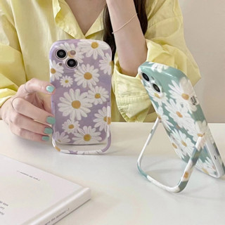 เคสโทรศัพท์มือถือ Tpu นิ่ม ลายดอกเดซี่ สีขาว สําหรับ iPhone 12promax 13promax 14 14promax 14pro 11