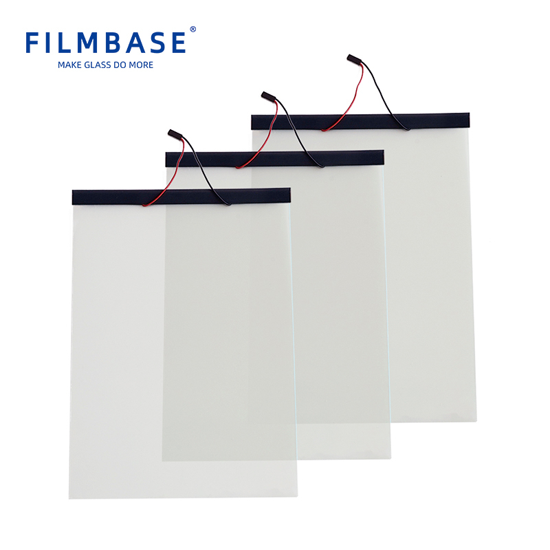 Filmbase Fabricator Enquiry Smart Pdlc Film กระจกสลับสําหรับตรวจสอบหน้าต่างฟิล์มอัจฉริยะลามิเนต