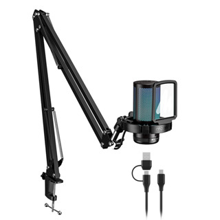 Maono DGM20S RGB USB ไมโครโฟนคอนเดนเซอร์ ตัดเสียงรบกวน พร้อม…