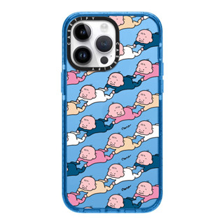 Original glitter CASE.TIFY Cute Phone Case for iphone 14 14pro 14promax 11 12 12ProMax 13promax 13 case High-end shockproof hard case Cute baby graffiti pattern Official New Design Luxury Style Blue