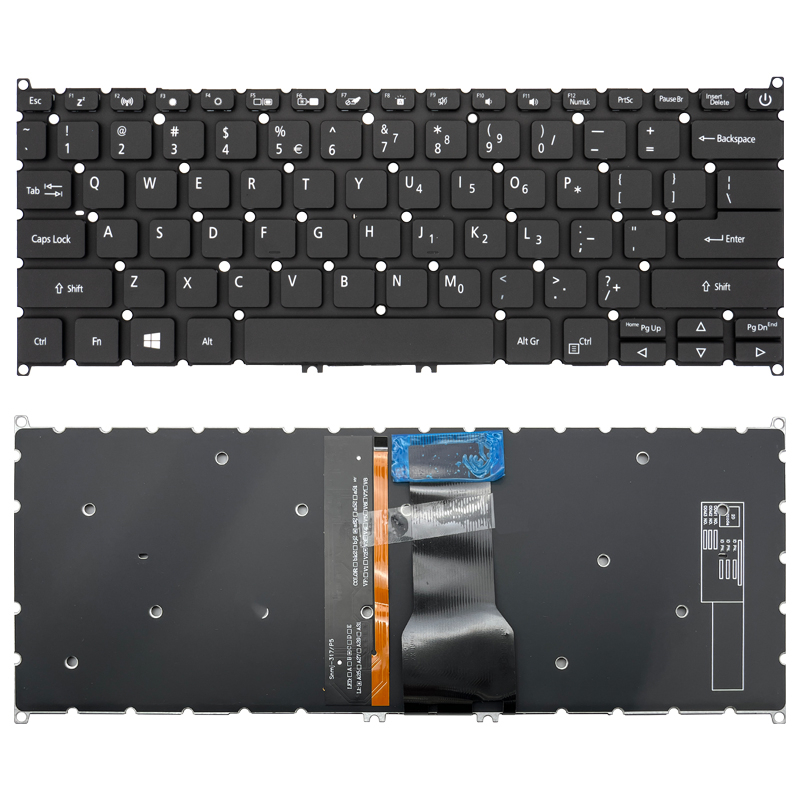 สําหรับ Acer A314-22 A314-35 A314-52 A514-52G 52K A514-53 A514-54G แป้นพิมพ์โน้ตบุ๊ค